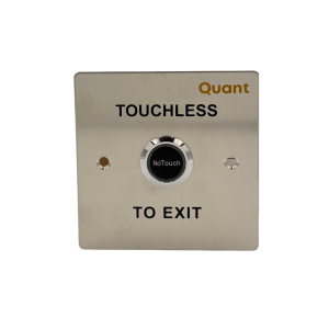 Stainless Steel Door "Touchless" Release Exit Button with LED Indicator 86mm x 86mm - Q-K842A