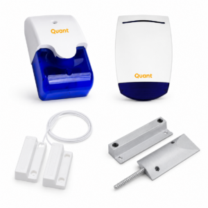 DOOR CONTACTS, SENSORS AND SIREN